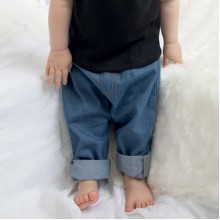 Pantalone Neonato denim - Baby Bugz