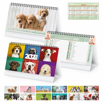 Calendario da Tavolo Cani e Gatti