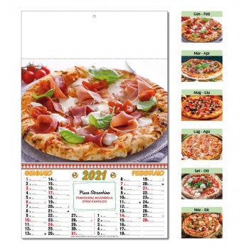 Calendario illustrato Facciamo la Pizza