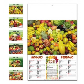 Calendario Illustrato L'orto e il Frutteto