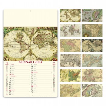 Calendario Antiche Mappe