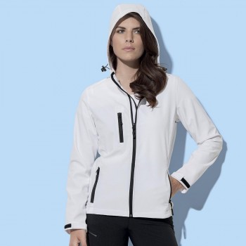 GIACCA DONNA ACTIVE SOFTEST SHELL HOODED JACKET 