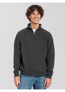 ICONIC PREMIUM ZIP NECK SWEAT  FR622880