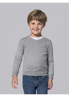 PULLOVER BAMBINO COLLO A V WKBOSTONK