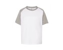white / grey melange