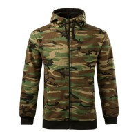 FELPA DA UOMO CAMO ZIPPER C19