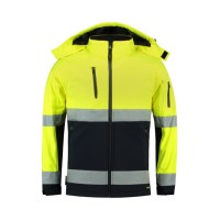 SOFTSHELL GIUBBOTTO UNISEX BI-COLOR EN ISO 20471 SOFTSHELL T52