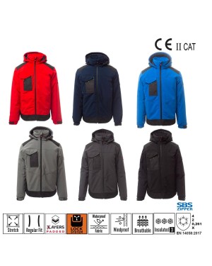 PERFORMER PAD SOFT SHELL 3 STRATI DA UOMO PAYPER PERFORMER PAD SOFT SHELL 3 STRATI DA UOMO PAYPER