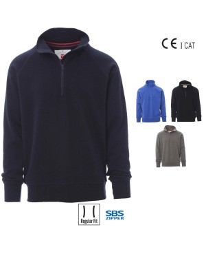AUSTIN FELPA UOMO MEZZA ZIP GARZATA 330gr PAYPER AUSTIN FELPA UOMO MEZZA ZIP GARZATA 330gr PAYPER