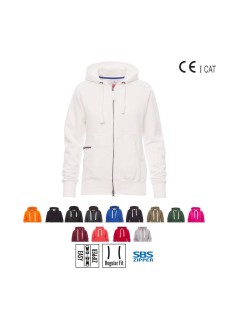 DALLAS LADY+ FELPA ZIP INTERA CON CAPPUCCIO PAYPER