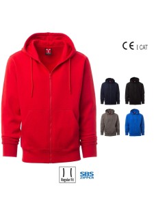 PONTIAC FELPA UOMO ZIP INTERA GARZATA 260G PAYPER
