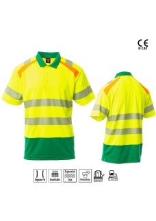 LANE POLO M/C BICOLORE ALTA VISIBILITÀ PAYPER