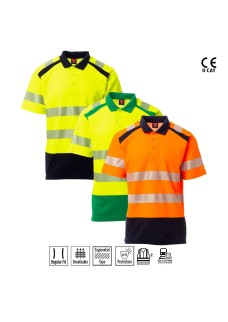 ROAD POLO M/C BICOLORE ALTA VISIBILITÀ PAYPER