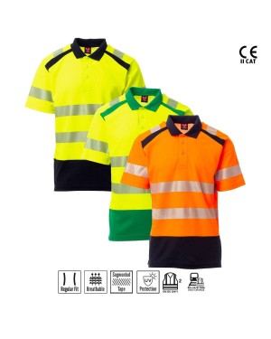 ROAD POLO M/C BICOLORE ALTA VISIBILITÀ PAYPER