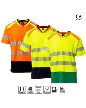 ALLEY T-SHIRT SCOLLO V ALTA VISIBILITÀ PAYPER ALLEY T-SHIRT SCOLLO V ALTA VISIBILITÀ PAYPER