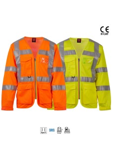 LONG EXO MESH GILETSFODERATO ALTA VISIBILITÀ M/L PAYPER