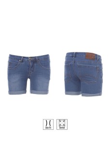 CALIFORNIA BERMUDA DONNA TAGLIO JEANS PAYPER
