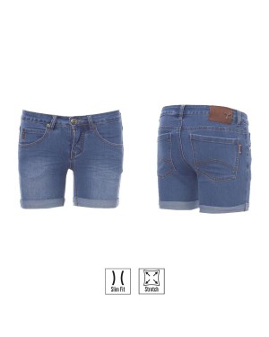 CALIFORNIA BERMUDA DONNA TAGLIO JEANS PAYPER