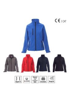 DUBLIN LADY GIACCA ERGONOMICA SOFT SHELL PAYPER