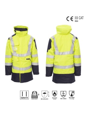 SHIELD GIUBBINO PARKA BICOLORE ALTA VISIBILITA' PAYPER SHIELD GIUBBINO PARKA BICOLORE ALTA VISIBILITA' PAYPER