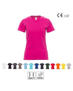 SUNRISE LADY T-SHIRT GIROCOLLO MANICA CORTA PAYPER