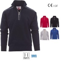 VANCOUVER FELPA MEZZA ZIP CON PROFILI 300 GR. PAYPER VANCOUVER FELPA MEZZA ZIP CON PROFILI 300 GR. PAYPER