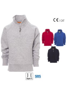 ZICO+ FELPA BAMBINOMEZZA ZIP PAYPER