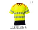 giallo fluo-blu navy