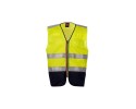 giallo fluo-blu navy