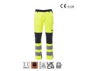giallo fluo-blu navy