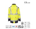 giallo fluo-blu navy