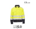 giallo fluo-blu navy