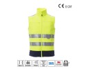giallo fluo-blu navy