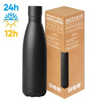 BORRACCE E THERMOS - STEEL MAT BOTTLE 500 FLAT PC416