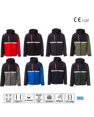 WISE SOFT SHELL 3 STRATI DA UOMO PAYPER WISE SOFT SHELL 3 STRATI DA UOMO PAYPER