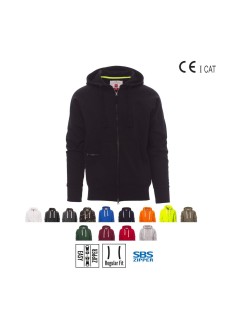 DALLAS+ FELPA 300GR. FULL ZIP CON CAPPUCCIO PAYPER