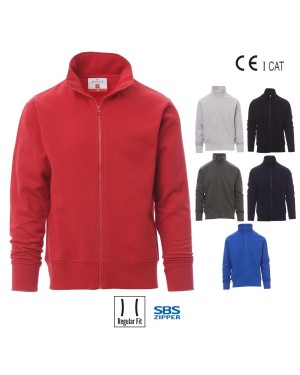 HOUSTON FELPA DA UOMO FULL ZIP 280 gr. PAYPER HOUSTON FELPA DA UOMO FULL ZIP 280 gr. PAYPER