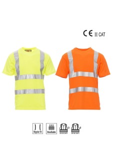 AVENUE T-SHIRT GIROCOLLO ALTA VISIBILITÀ PAYPER