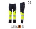 giallo fluo-blu navy