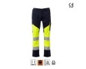 giallo fluo-blu navy