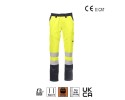 giallo fluo-blu navy