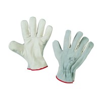 GUANTO FIORE BIANCO DOR/CROSTA 30341L