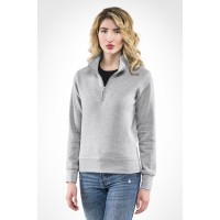 FELPA DONNA STRIKE MEZZA ZIP, 280 G 90200