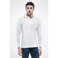 POLO BECKER SPORT M/L TRICOLORE E0414