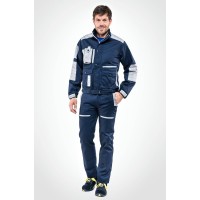 PANTALONE ARIA SJ BLU/GRIGIO NEW N120BG