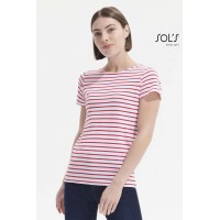 T-SHIRT DONNA GIROCOLLO RIGATA MILES WOMEN 01399 T-SHIRT DONNA GIROCOLLO RIGATA MILES WOMEN 01399