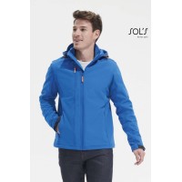 GIACCA UNISEX SOFTSHELL CON CAPPUCCIO E MANICHE REMOVIBILI TRANSFORMER 01647 GIACCA UNISEX SOFTSHELL CON CAPPUCCIO E MANICHE REMOVIBILI TRANSFORMER 01647