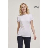 T-SHIRT DONNA GIROCOLLO IDEALE PER LA SUBLIMAZIONE MAGMA WOMEN 01705