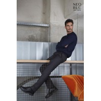 PANTALONE ABITO UOMO CON VITA ELASTICIZZATA GABIN MEN 03162