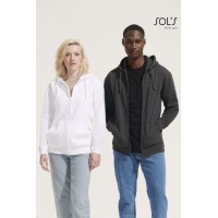 FELPA UNISEX FULL ZIP CON CAPPUCCIO CARTER 03812